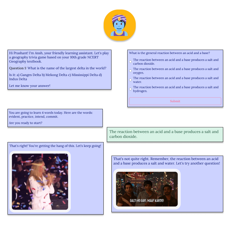 Practice & Ace Exams with AI illustration
